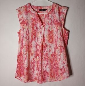 Apt 9 snake print top size medium